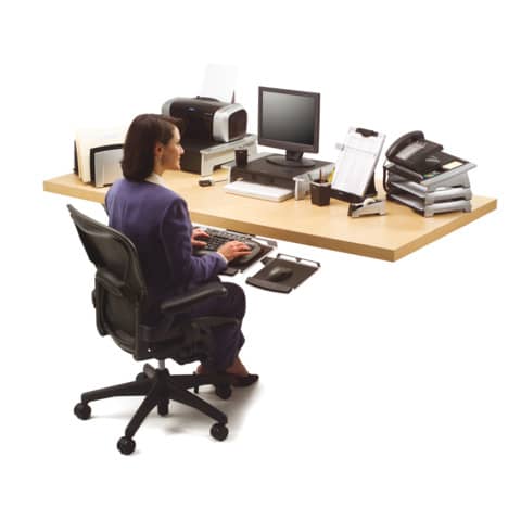 Supporto FELLOWES Office Suites standard per monitor nero/argento 10x50x36,4 cm 8031101